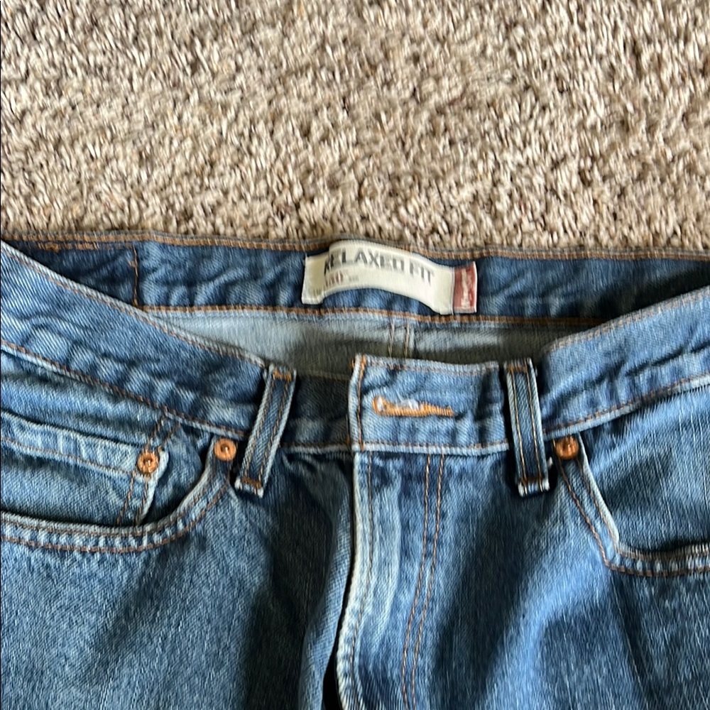 Relaxed Fit Blue Jeans Levi’s 550